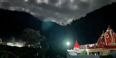 Neem Karoli baba's  Kainchi Dham temple and ashram at Kainchi, Nainital, Uttarakhand, India 