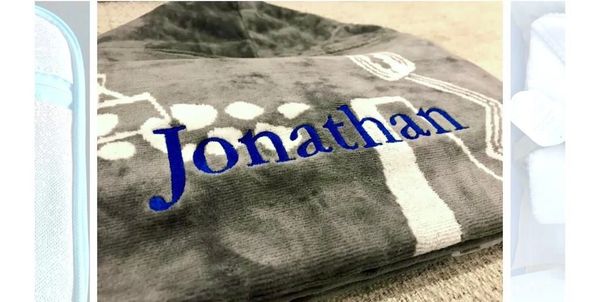 Personalized kid's hoody towel