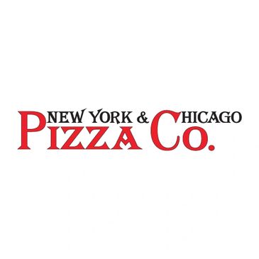 Logo for New York & Chicago Pizza Co. that provides the kitchen & menu for Prohibition.