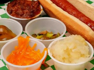 Hot Dog Toppings.