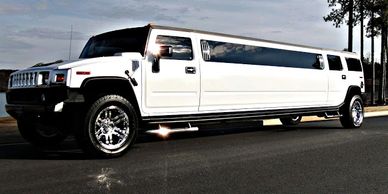 White H2 Hummer Limousine