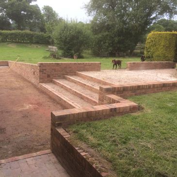 Hard landscaping to complement your home - Patios, driveways, garden walls, garden steps