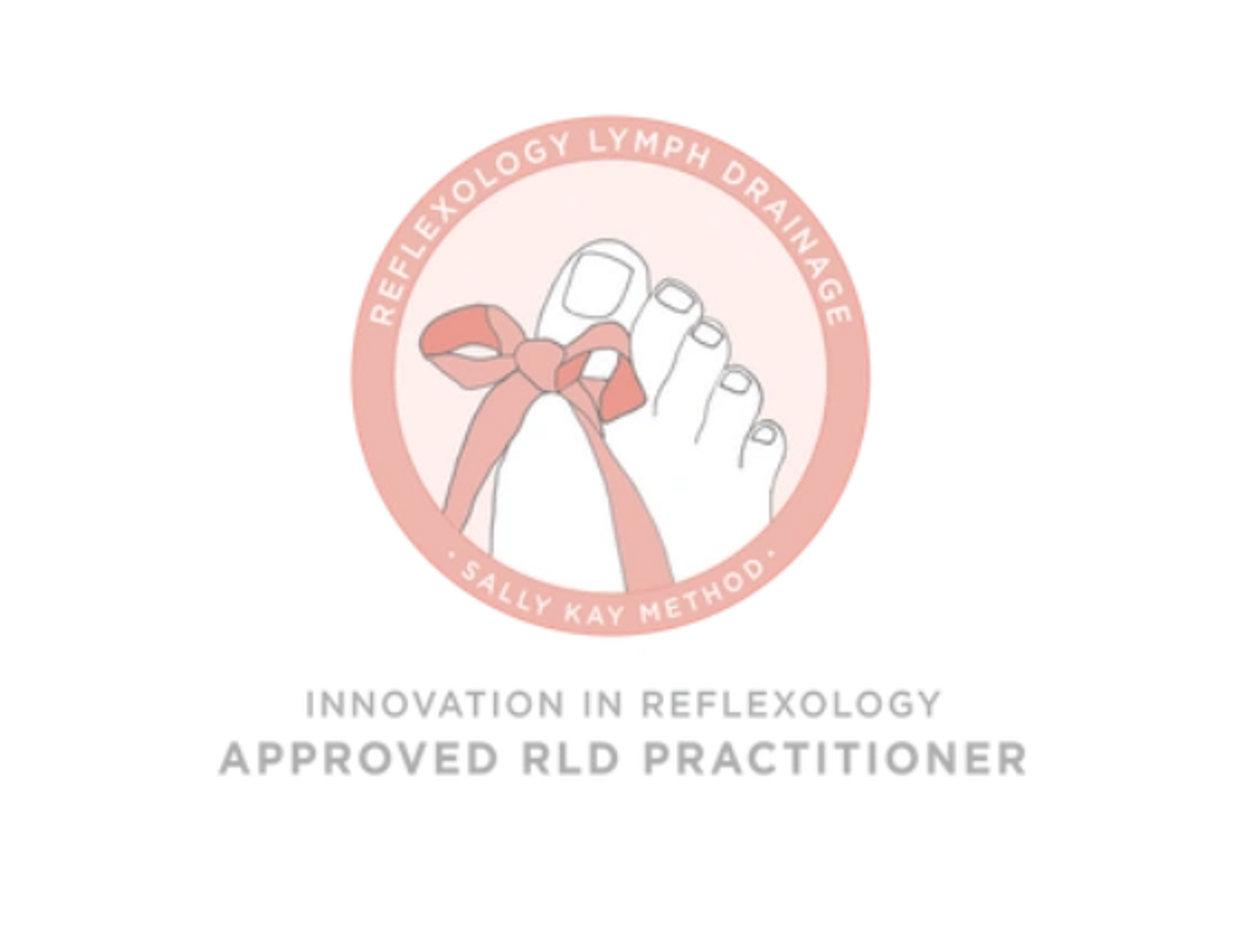 Reflexology lymph drainage approved practitioner logo