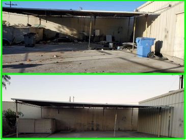 Glendale CA Auto Body Shop Clean Up & Trash Removal