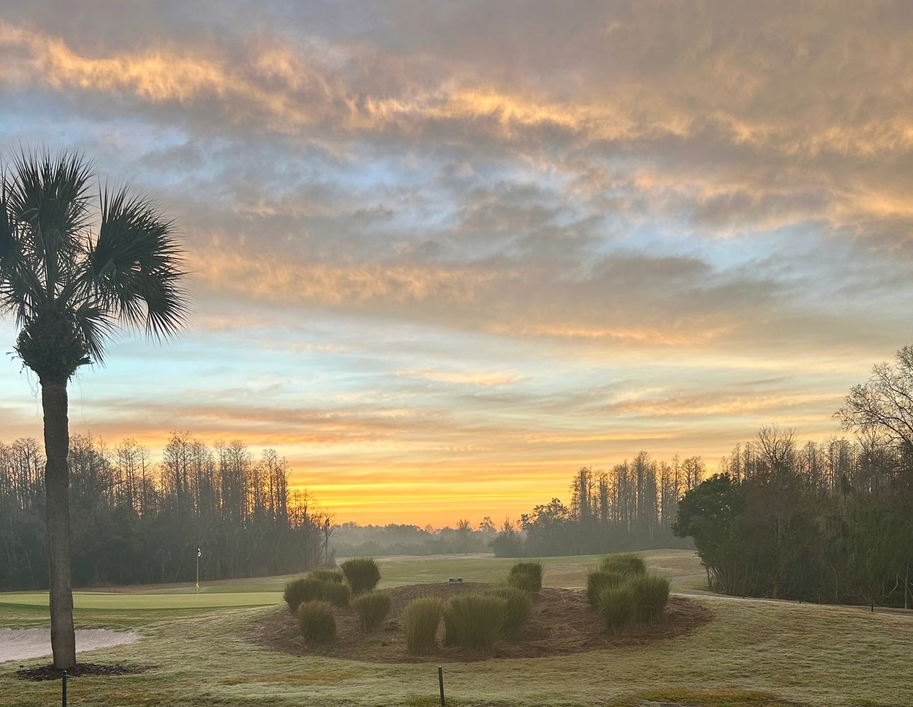 View of the 9th hole from The Turn Bar & Grill