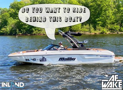 2020 Malibu wakesetter for wakeboard and wakesurf lessons, camps, charters, and outings