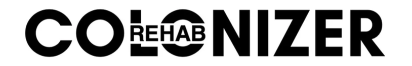 Logo design combining 'REHAB' within 'COLONIZER'.