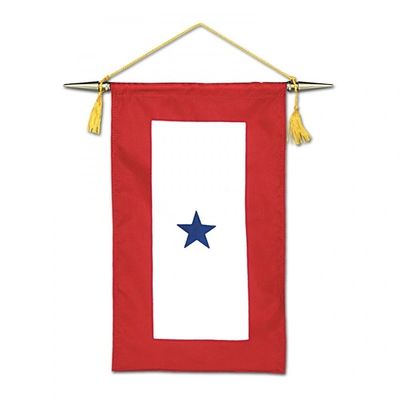 Blue star clearance flag