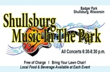 SHULLSBURG 
MUSIC IN THE PARK