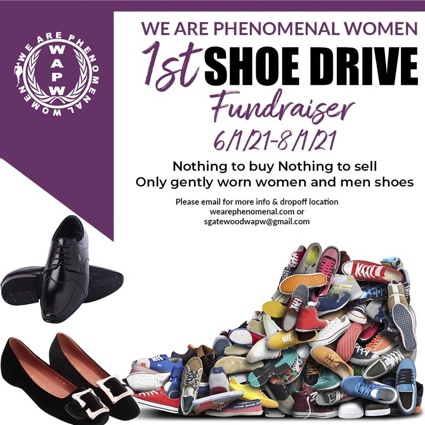Shoe Fundraiser | We Are Phenomenal Women