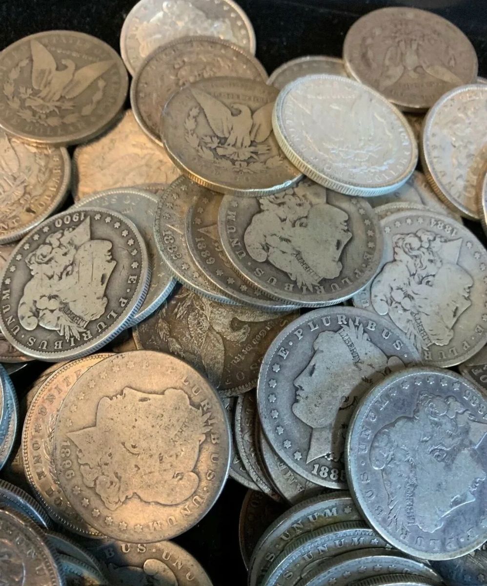 1 Coin 100+ Year Old 18781904 US Silver Dollars Eagle 90 Bulk