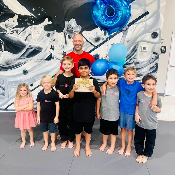 Martial arts-themed birthday party at Kung Fu Academy, where kids celebrate with exciting Kung Fu ac