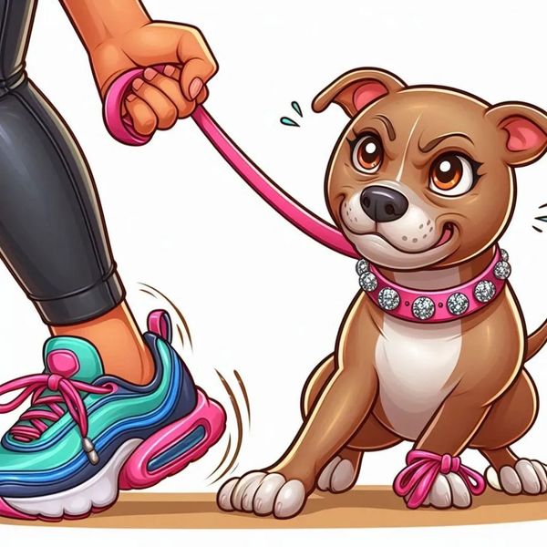 Puppy with bad leash manner and pulling on the leash | Concierge puppy training houston
