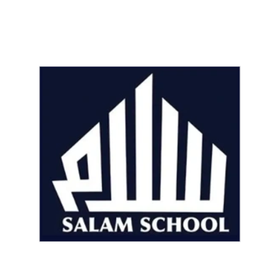 Logo of Salam School with stylized Arabic calligraphy.