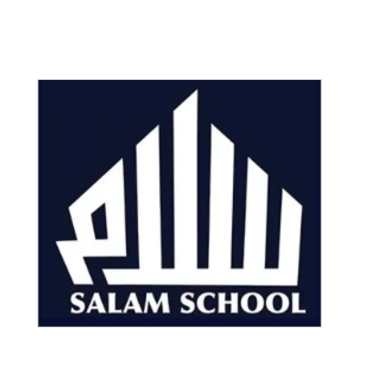 Logo of Salam School with stylized Arabic calligraphy.