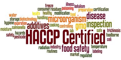 Food Beverage Qualifications HACCP Certified Inspection Safety 