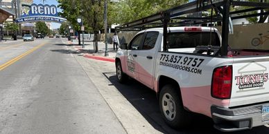 Reno Garage Door Repair truck