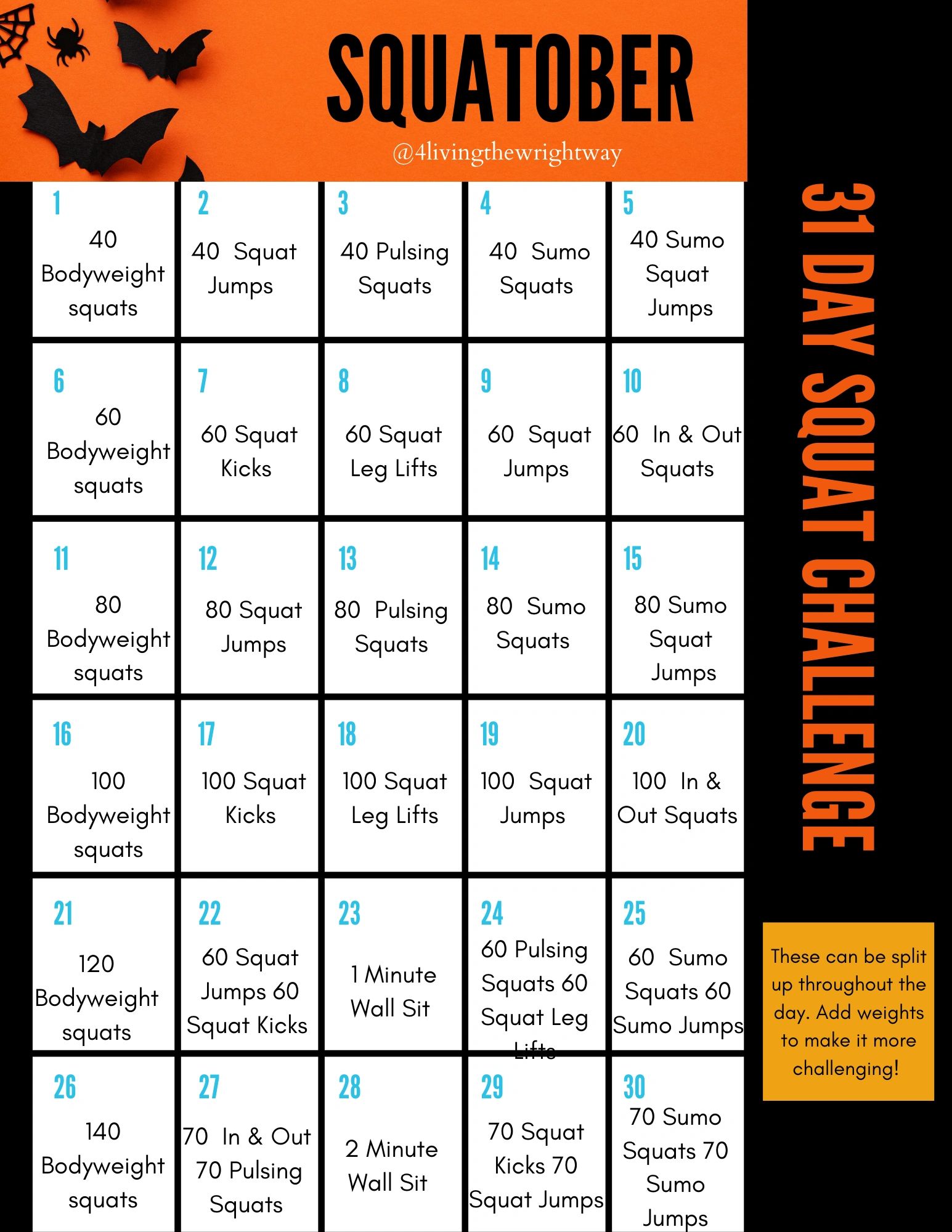september squat challenge