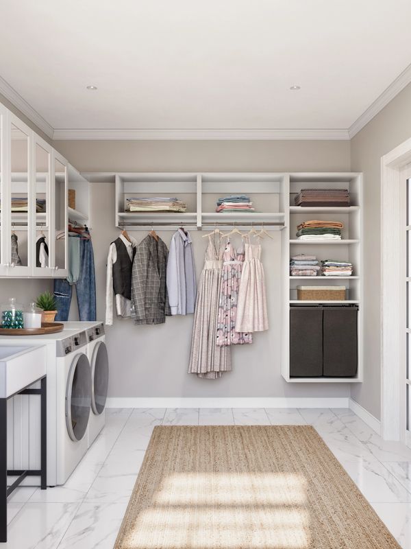 Laundry room organization to make doing laundry enjoyable! 