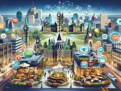 An image representing Ottawa's vibrant business landscape, highlighting digital marketing. 