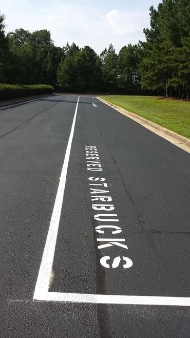 Pavement striping 