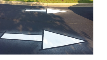 Pavement striping 