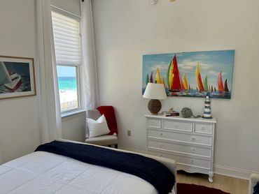 View of gulf from guest bedroom on main floor