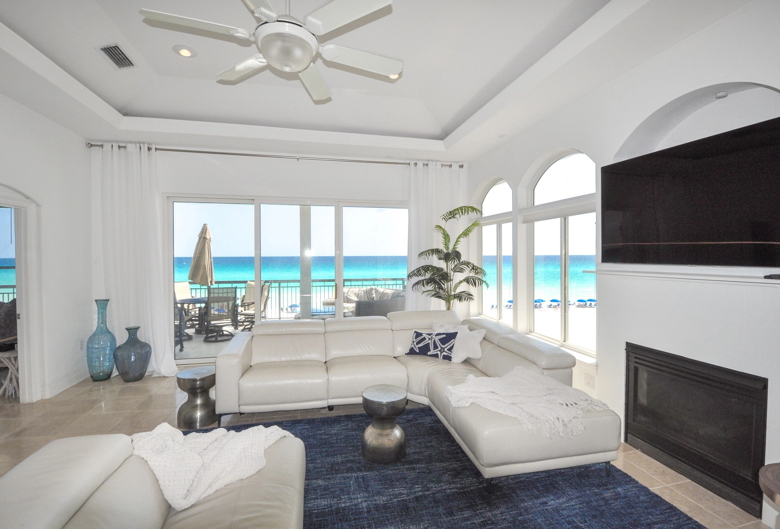 Main living area with amazing gulf views