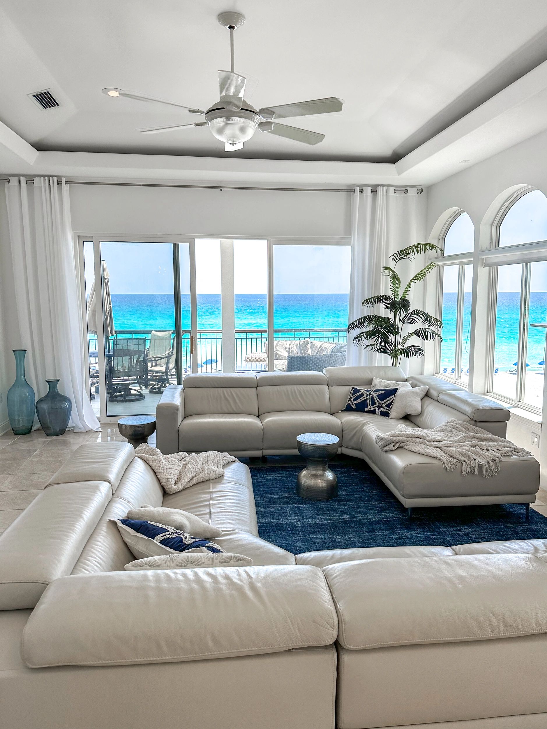 Main living area with amazing gulf views