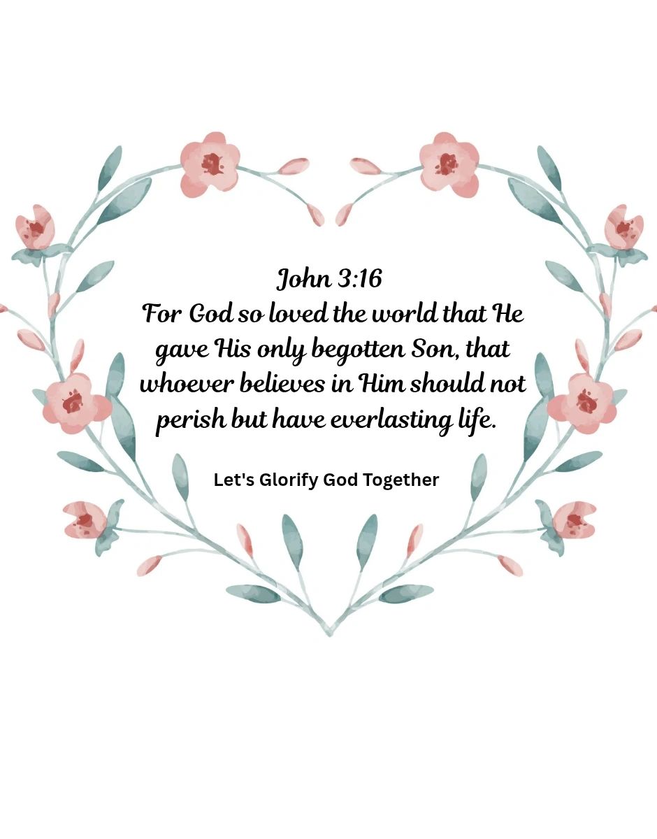 Bible verse edited in a wreath 