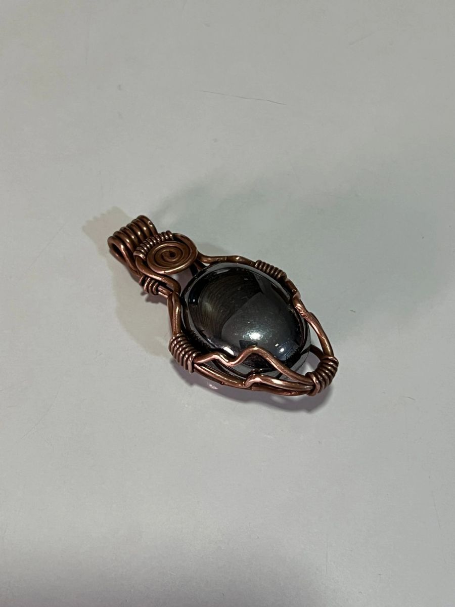 Hematite Wrapped in Copper — view 1 of 1