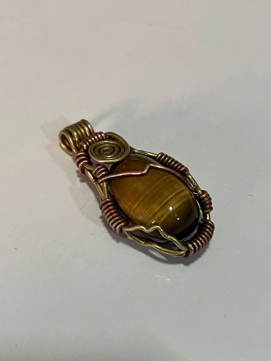 Tiger's Eye in Brass — view 1 of 1