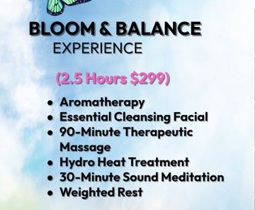 BLOOM & BALANCE EXPRIENCE (Current Special Offer)