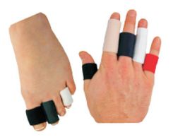 Finger and toe padded protective sleeves