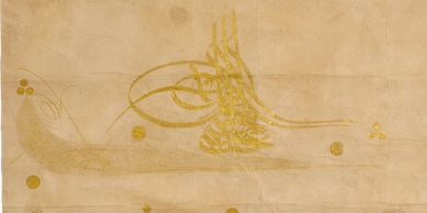 GRAND FIRMAN Tughra SULTAN ABDÜLHAMID IER (R. 1774-1789)
