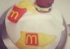 McDonald's leaving cake