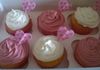 Vanilla and raspberry cupcakes