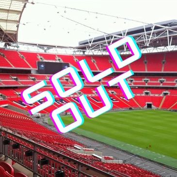 Wembley Stadium seating and pitch