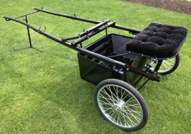 Platinum series MINI/PONY easy entry cart with brakes, Frontier  Equestrian, Draft Horse Saddle, Horse Harness