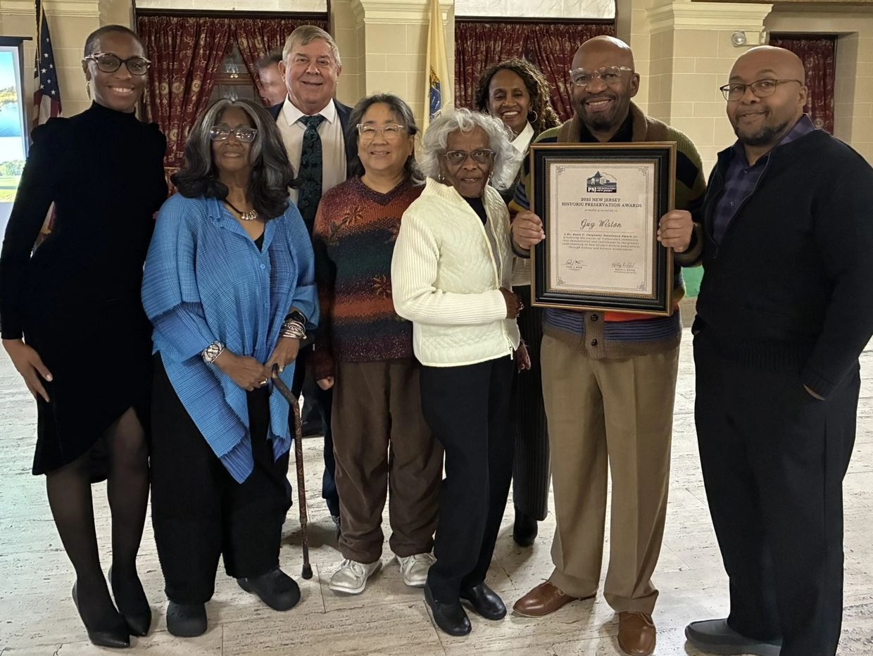 Guy Weston receives Doris C. Carpenter Excellence Award from Preservation New Jersey