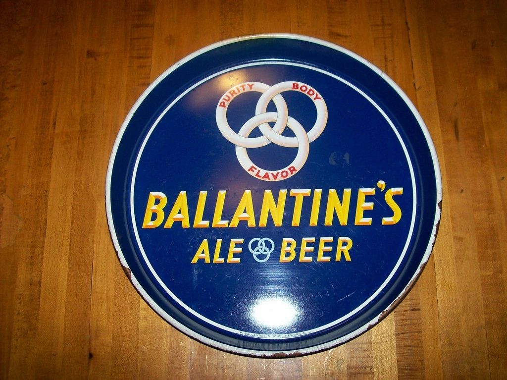 Balantine Ale And Beer Tray, Purity, Body, Flavor