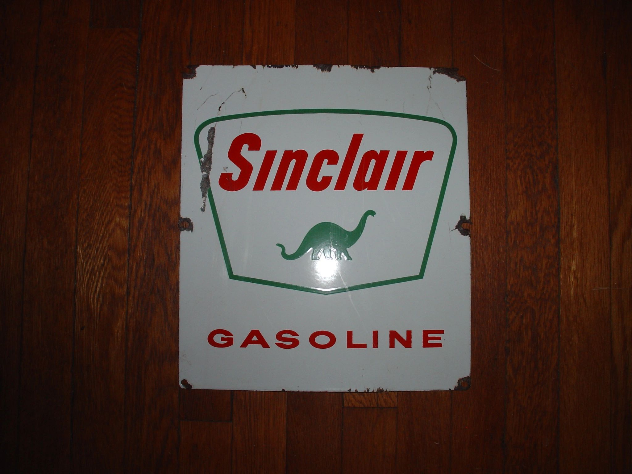 Vintage 1960's Sinclair Gas Pump Sign