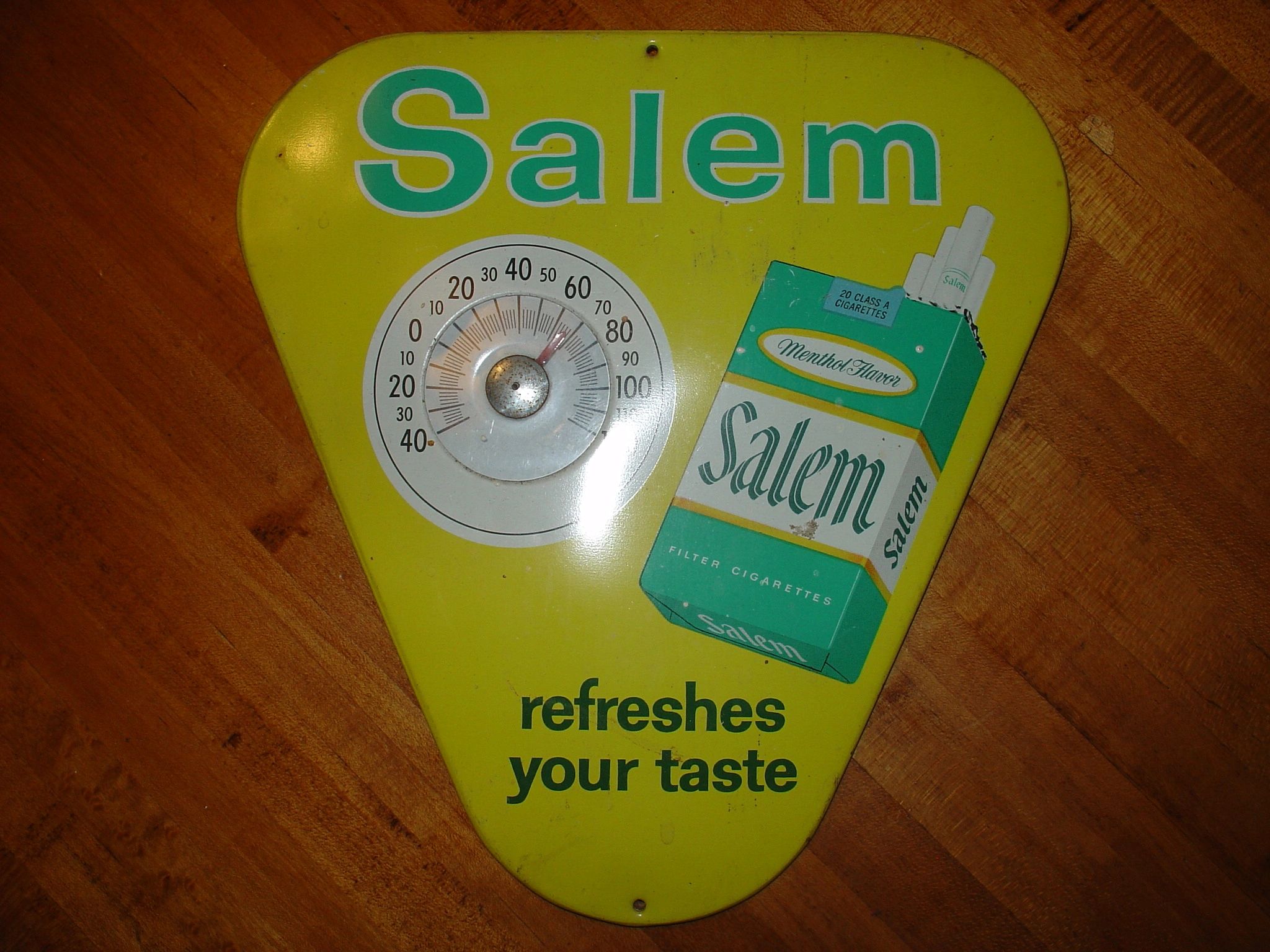Salem Cigarettes Advertising Thermometer