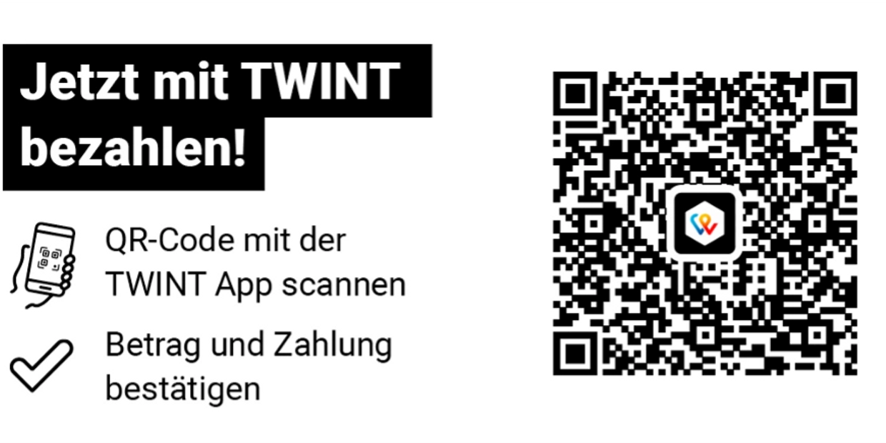 Pagar igl abonnament dalla biblioteca cun Twint | Das Jahresabo der Bibliothek per Twint bezahlen