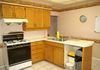 A 15 ft by 12.5 ft kitchen on the main floor for all your cooking and baking needs