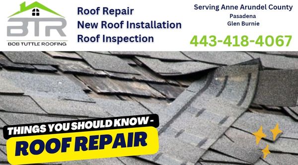 This PODCAST from Bob Tuttle Roofing discusses roof repair.