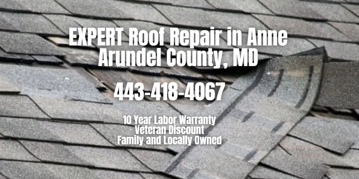 Expert roof repair in Anne Arundel County, MD. 443-418-4067.