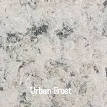 Close-up of Urban Frost granite surface.