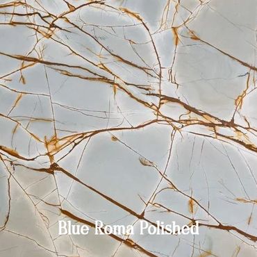 Blue Roma Quartzite. Exotic natural stone.