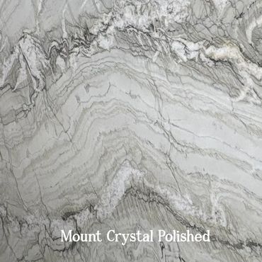 Mount crystal. exotic natural stone